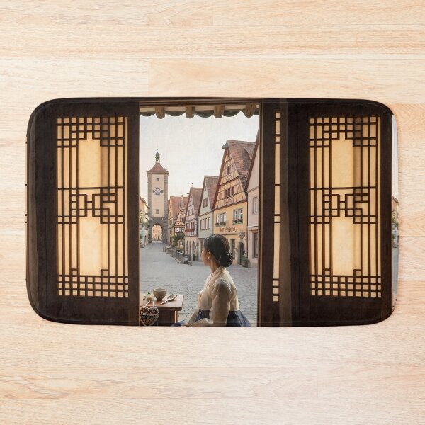 Item preview, Korean Hanok View: A Romantic Journey in Rothenburg, Germany  designed and sold by SOOstudio73.