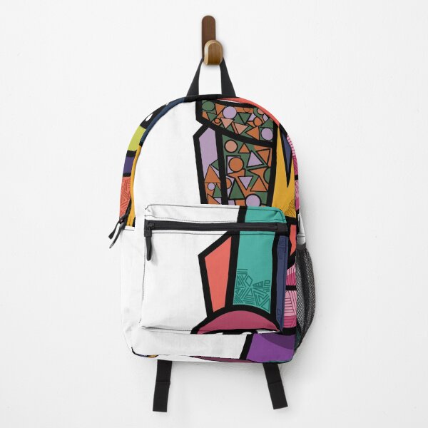 Item preview, Abstract Cubist Face with Geometric Patterns - Modern Pop Art designed and sold by MTacher.