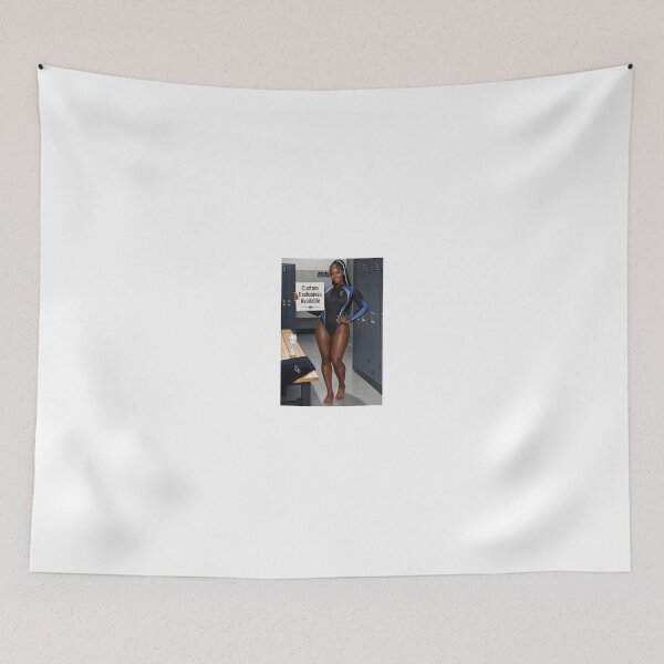 Item preview, Woman in Blue Athletic Bodysuit in Locker Room designed and sold by CathryneDelamort.
