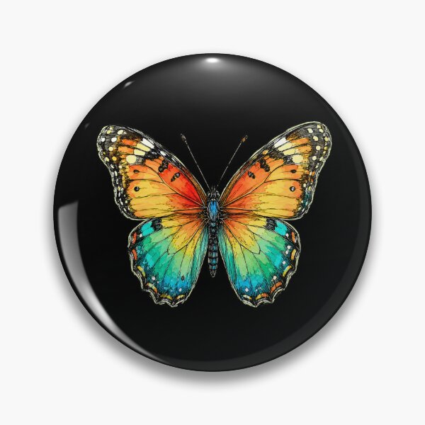 Item preview, Minimal Butterfly Watercolor | Hand Drawn Nature Illustration designed and sold by ColorSplash123.