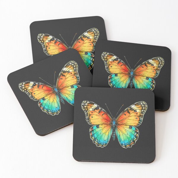 Item preview, Minimal Butterfly Watercolor | Hand Drawn Nature Illustration designed and sold by ColorSplash123.