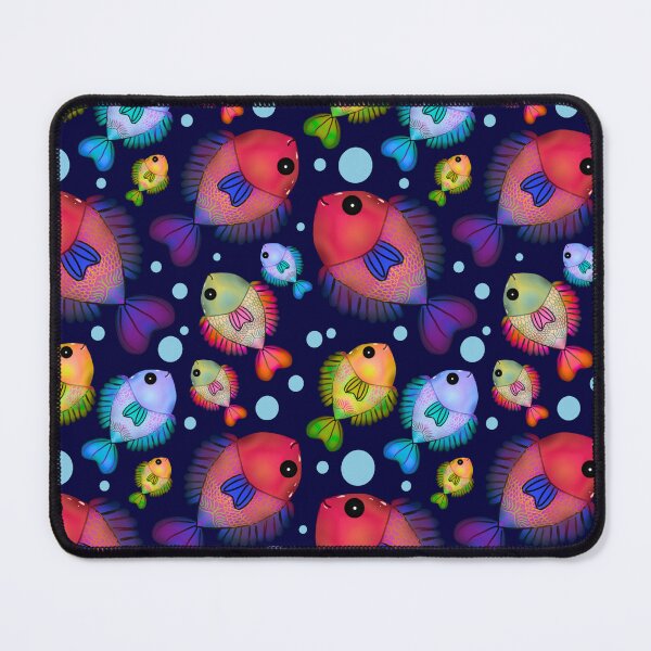 Item preview, Copy of Colorful Tropical Fish Pattern | Neon Aquarium Seamless Ocean Print | Cute Marine Life Illustration designed and sold by HopeAndHustle.