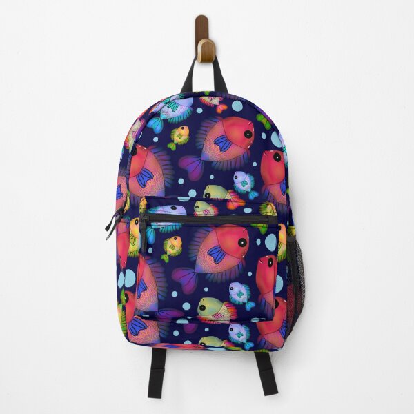 Item preview, Copy of Colorful Tropical Fish Pattern | Neon Aquarium Seamless Ocean Print | Cute Marine Life Illustration designed and sold by HopeAndHustle.