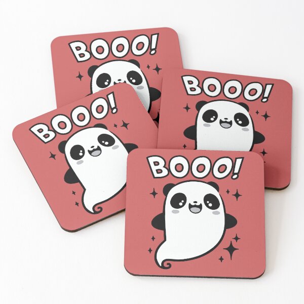 Item preview, Happy Spooky Panda Ghost Graphic Art designed and sold by Nadiename.