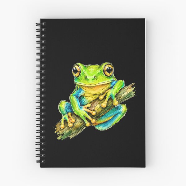Item preview, Minimal Tree Frog Watercolor | Hand Drawn Wildlife Illustration designed and sold by ColorSplash123.