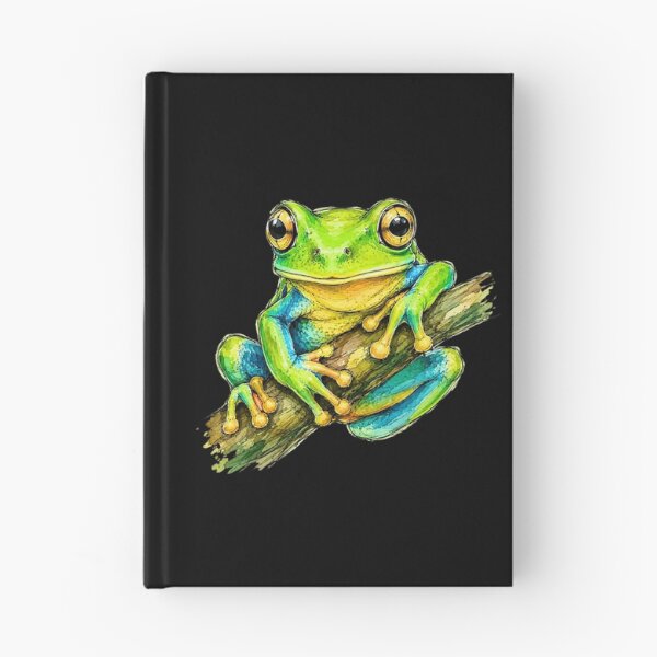Item preview, Minimal Tree Frog Watercolor | Hand Drawn Wildlife Illustration designed and sold by ColorSplash123.