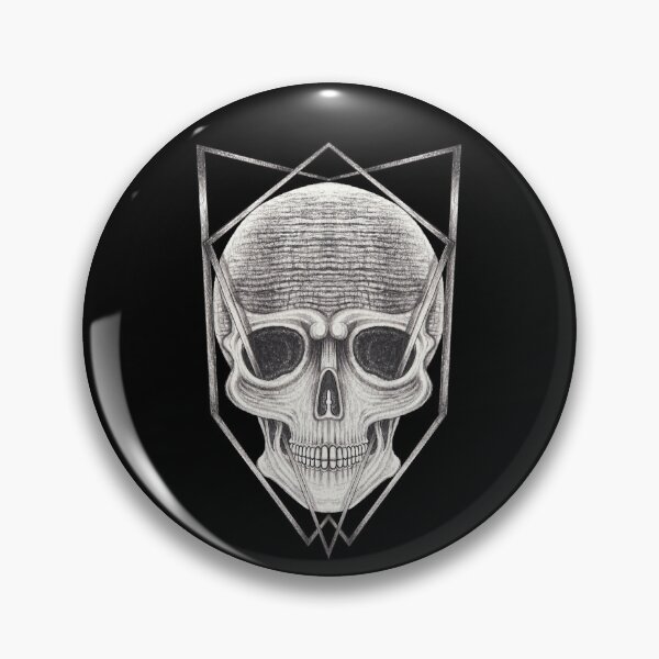 Item preview, Skull with graphic design designed and sold by Jiwsurreal.