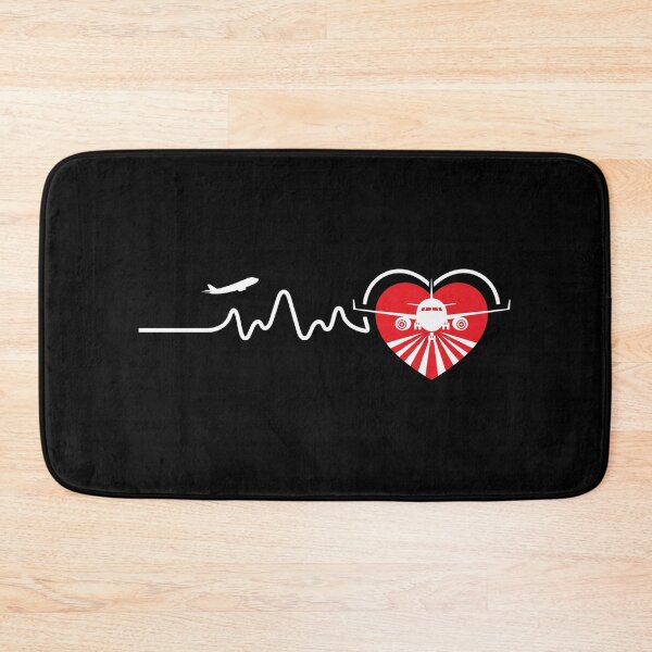 Item preview, Airplane Heartbeat Aviation Love Graphic designed and sold by SoyLamderma.