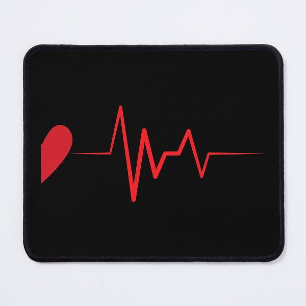 Item preview, Broken Heartbeat Line Art designed and sold by SoyLamderma.