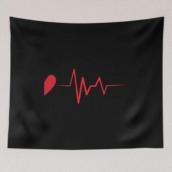 Item preview, Broken Heartbeat Line Art designed and sold by SoyLamderma.