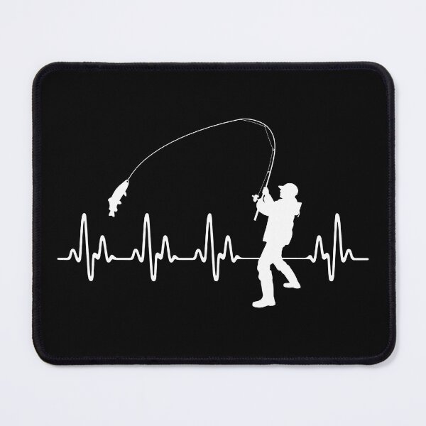 Item preview, Fishing Heartbeat Pulse Fisherman Catch EKG Graphic designed and sold by SoyLamderma.