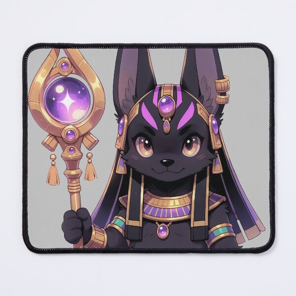 Item preview, Cute Baby Anubis Mage | Kawaii Egyptian God Sticker | Magical Jackal Guardian designed and sold by Grapyziip.