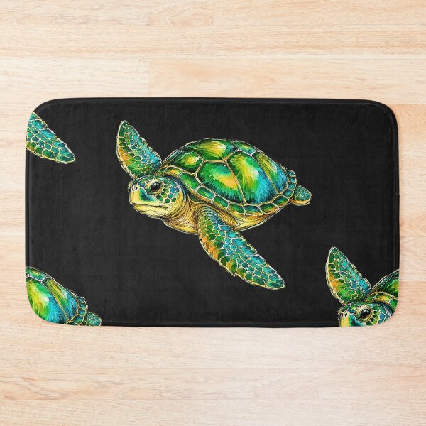 Item preview, Minimal Sea Turtle Watercolor | Hand Drawn Wildlife Illustration designed and sold by ColorSplash123.