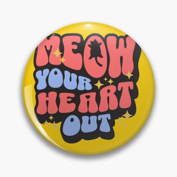 Item preview, Meow Your Heart Out - Retro 70s Cute Cat Typography designed and sold by GenZFashion000.