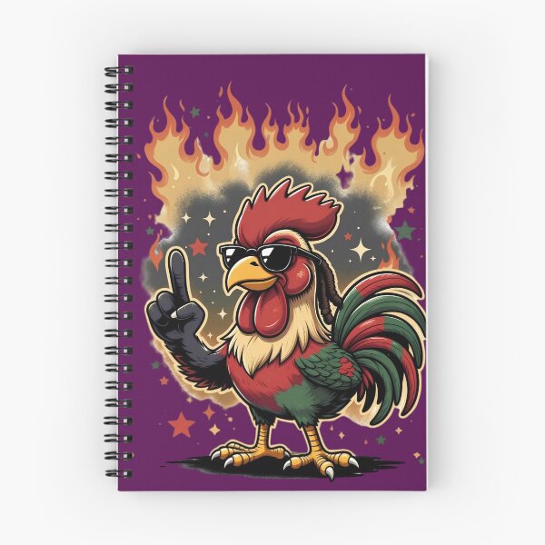 Item preview, Cool Reggae Rooster Blazing Fire designed and sold by digitalbob60.