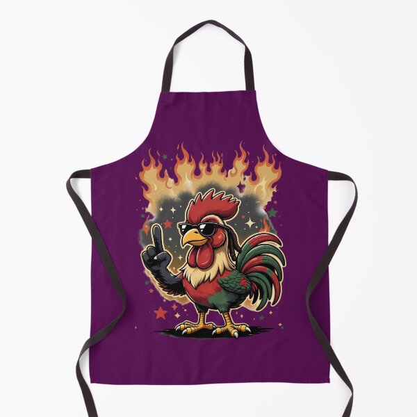 Item preview, Cool Reggae Rooster Blazing Fire designed and sold by digitalbob60.