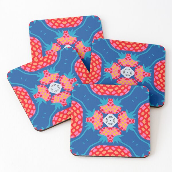 Item preview, Strawberry Red and Blue - Zoomed In designed and sold by Ellie&CharChar&Evy.
