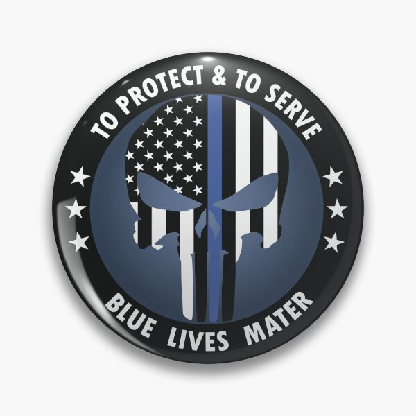 Item preview, Punisher American Flag - Patriotic US Blue Line designed and sold by DGMaxShop.