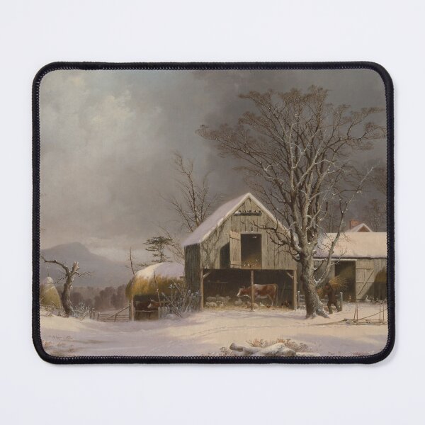 Item preview, Winter Scene in New England - George Henry Durrie designed and sold by generalbonkers.