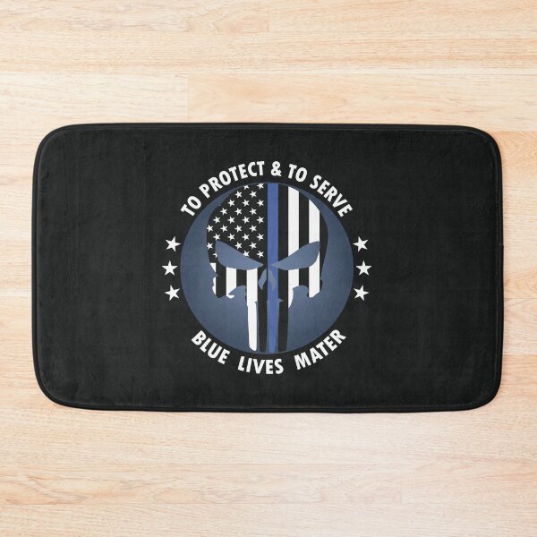 Item preview, Punisher American Flag - Patriotic US Blue Line designed and sold by DGMaxShop.