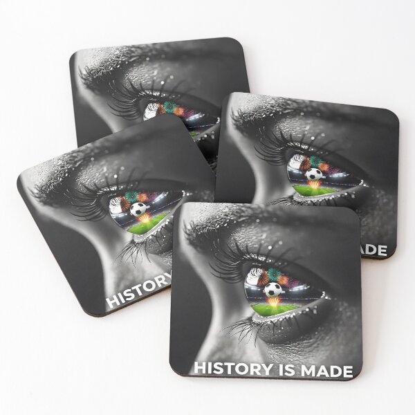 Item preview, History Is Made World Cup Final Memorabilia: Cinematic Stadium Eye Reflection Poster designed and sold by Creative-RE.