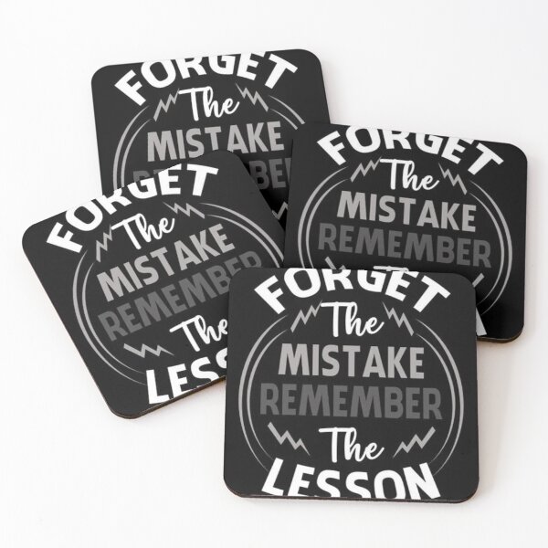 Item preview, FORGET THE MISTAKES. REMEMBER THE LESSON designed and sold by Kraft-Kol.
