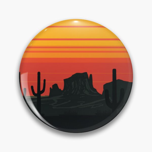 Item preview, Adventure Awaits Retro Desert Sunset Poster designed and sold by MuffinMeng ⭐⭐⭐⭐⭐.