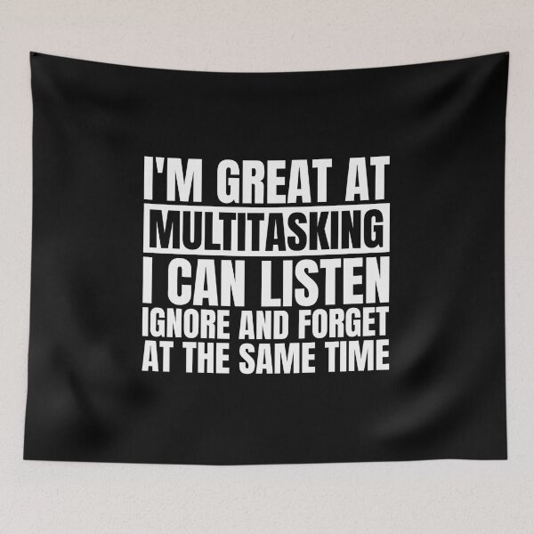 Item preview, I am good at multitasking, funny sayings designed and sold by Dondonmart.