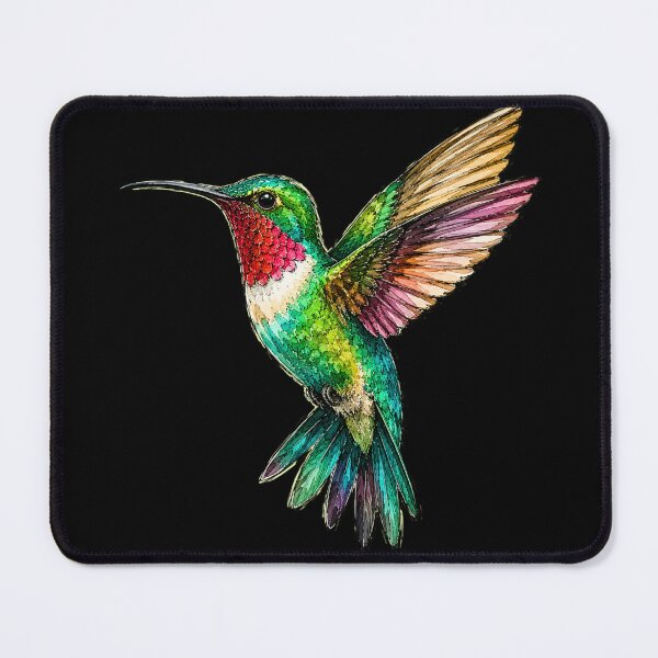 Item preview, Minimal Hummingbird Watercolor | Hand Drawn Bird Illustration designed and sold by ColorSplash123.