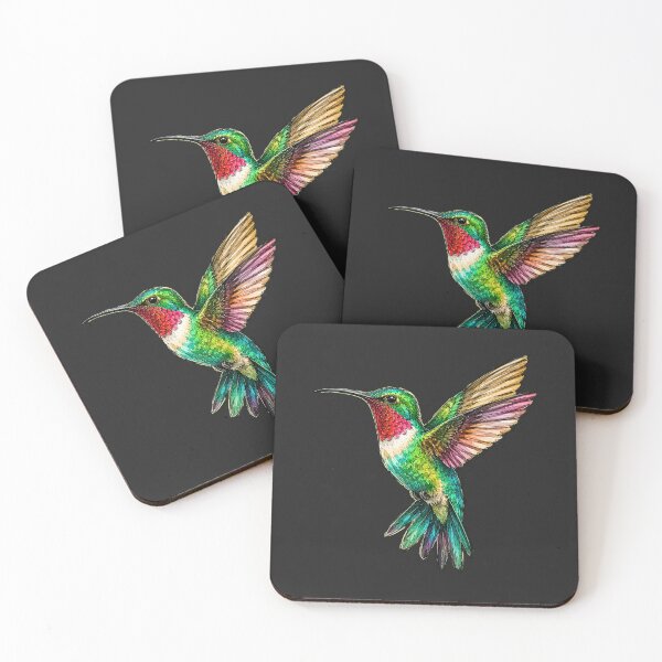Item preview, Minimal Hummingbird Watercolor | Hand Drawn Bird Illustration designed and sold by ColorSplash123.
