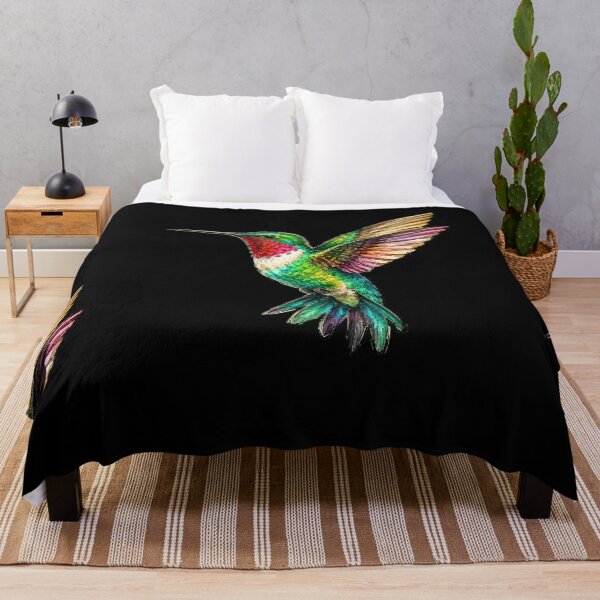 Item preview, Minimal Hummingbird Watercolor | Hand Drawn Bird Illustration designed and sold by ColorSplash123.
