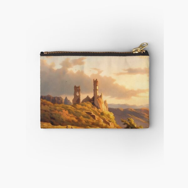 Item preview, Hilly Landcsape with a Ruin - Louwrens Hanedoes 1849 designed and sold by - Designspace -.