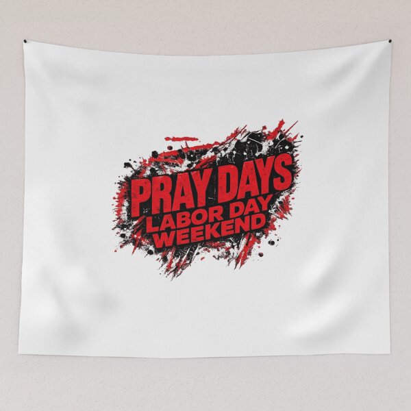 Item preview,  PRAY DAYS red scratch designed and sold by HistCityPoint.