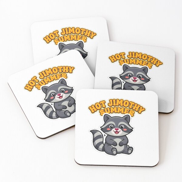 Item preview, Hot Jimothy Summer Funny Raccoon Humor Cute Animal Lover Sarcastic Gift Tee designed and sold by NKWealthDesign.