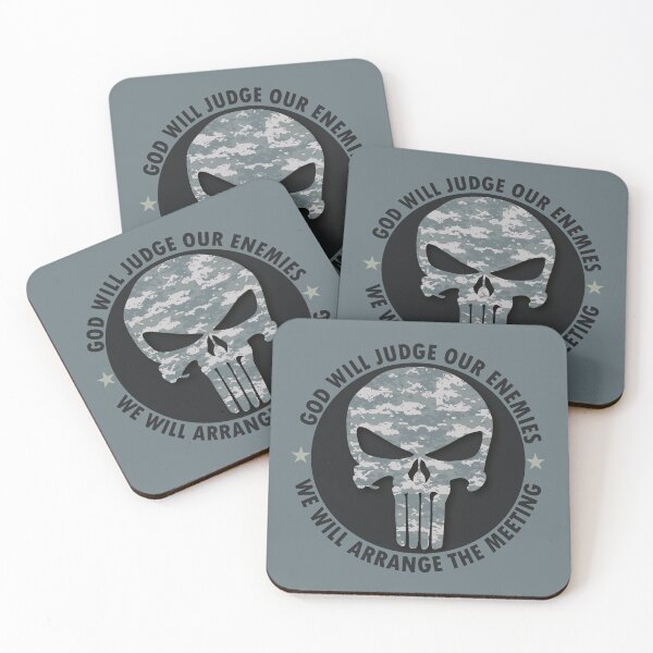 Item preview, Punisher Camo - Patriotic US Army God Will Judge Our Enemies designed and sold by DGMaxShop.