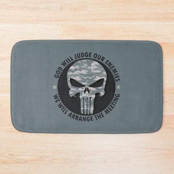 Item preview, Punisher Camo - Patriotic US Army God Will Judge Our Enemies designed and sold by DGMaxShop.