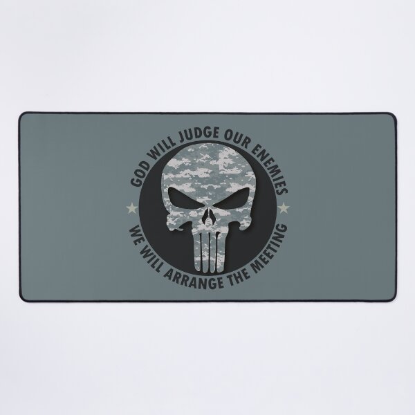 Item preview, Punisher Camo - Patriotic US Army God Will Judge Our Enemies designed and sold by DGMaxShop.