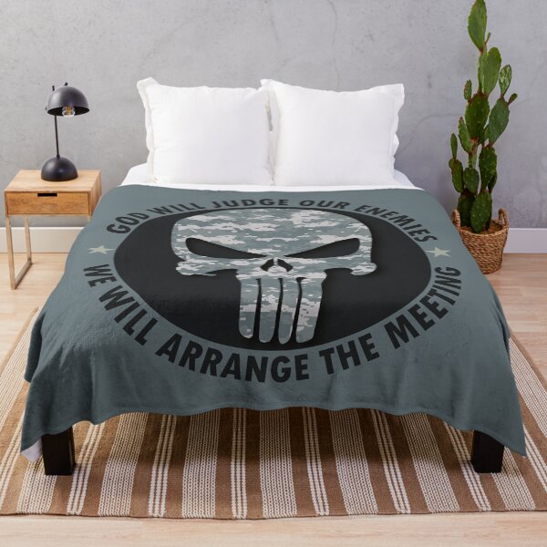 Item preview, Punisher Camo - Patriotic US Army God Will Judge Our Enemies designed and sold by DGMaxShop.