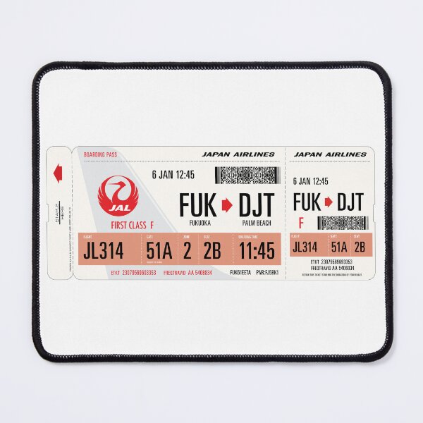 Item preview, Authentic Airline Boarding Pass to Palm Beach designed and sold by travelwitheric.