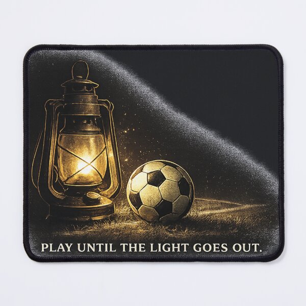 Item preview, The Last Lantern Match – Play Until the Light Goes Out | Vintage Football Soccer Premium Graphic designed and sold by warlistop.
