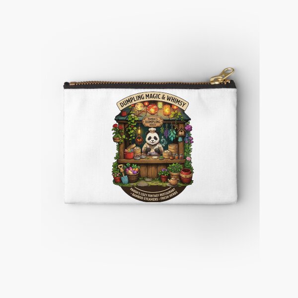 Item preview, Panda's Dumpling Hut | Dumpling Magic & Whimsy | Cozy Cottagecore Panda Chef Art designed and sold by MrDev.