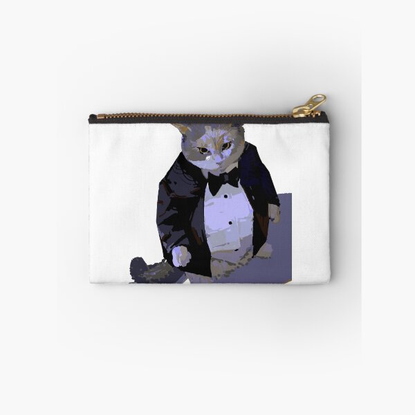 Item preview, Angry Cat in Fancy Suit | Grumpy Gentleman Cat | Funny Animal Illustration designed and sold by DawnColony.