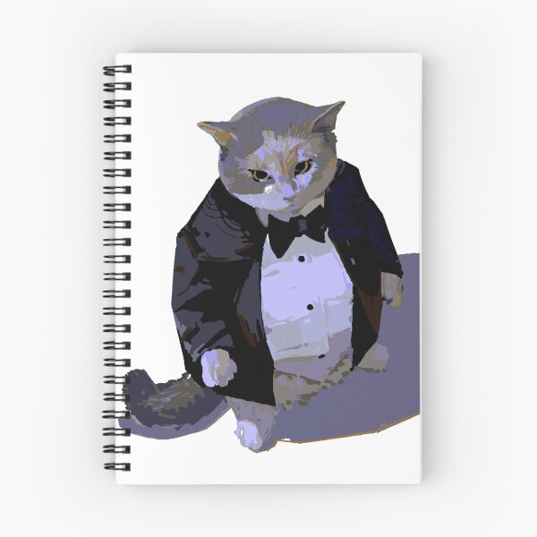 Item preview, Angry Cat in Fancy Suit | Grumpy Gentleman Cat | Funny Animal Illustration designed and sold by DawnColony.