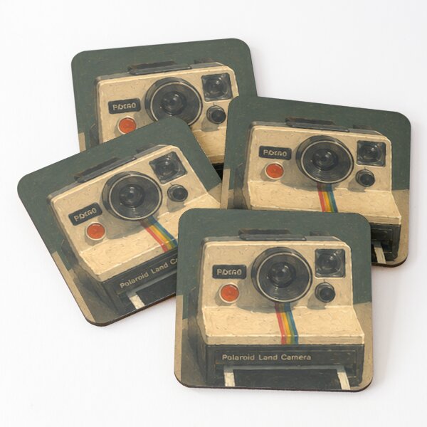 Item preview, "Instant Summer" – Vintage Polaroid Camera Art designed and sold by Moodzu.