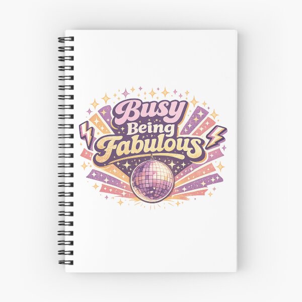 Item preview, Busy Being Fabulous Retro Disco Ball Design | Funny Groovy Busy Collection designed and sold by SoulThread Studio.