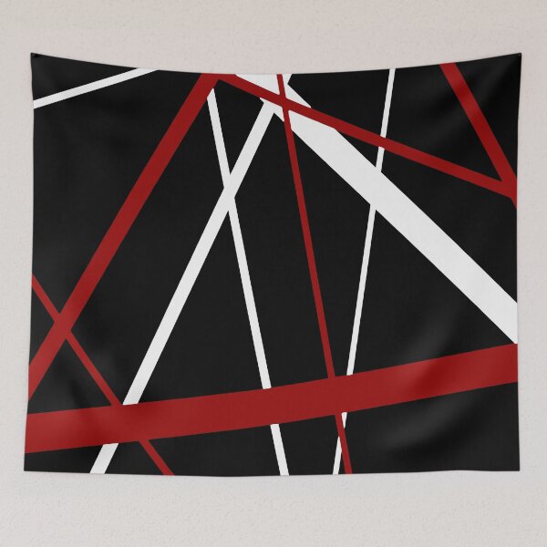 Item preview, Bold Red Diagonal Lines White Accents designed and sold by taiche.