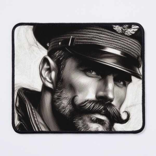 Item preview, Vintage Oil Pastel Gay Leather Military Daddy Berlin Leder Pride Graphic Design designed and sold by ItsAKinkThing.