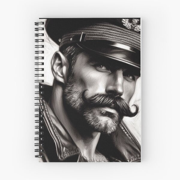 Item preview, Vintage Oil Pastel Gay Leather Military Daddy Berlin Leder Pride Graphic Design designed and sold by ItsAKinkThing.