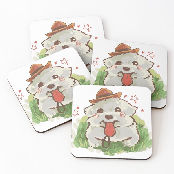 Item preview, Funny Little Dog in a Hat | Tongue Out Puppy | Adorable Animal Artwork designed and sold by DawnColony.