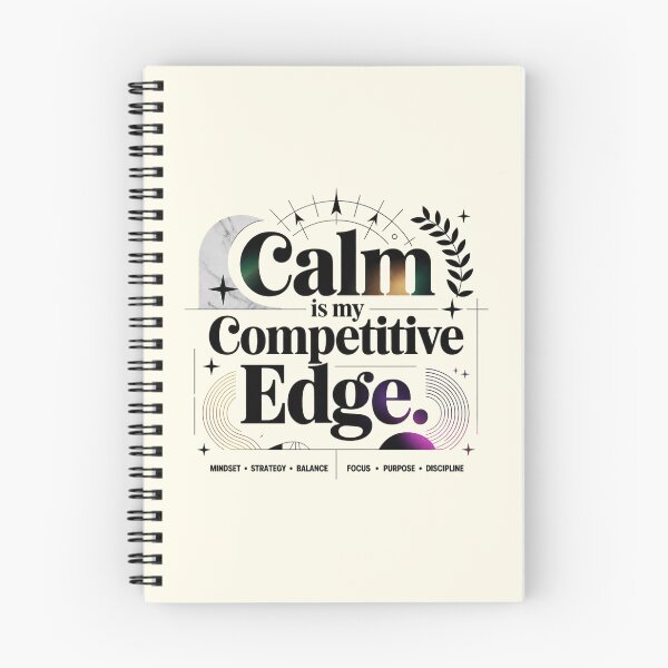 Item preview, Calm Is My Competitive Edge- Minimalist Mindset Quote Typography. Motivational Aesthetic Design. designed and sold by Aarvya Fashion Club ( A.F.C ).